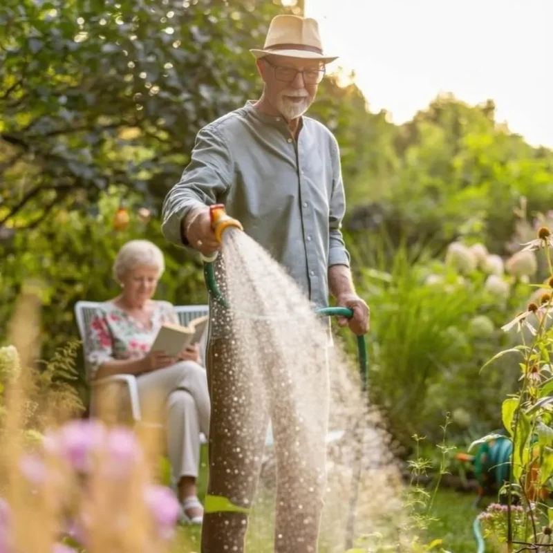 Maison occupée et sécurisée grâce au gardiennage avec présence humaine permanente.