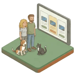 Étape d'inscription à l'abonnement homesitting pour trouver un gardien d'animaux en France.